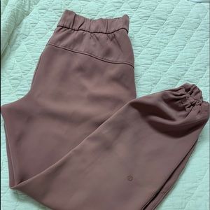 Dusty rose joggers